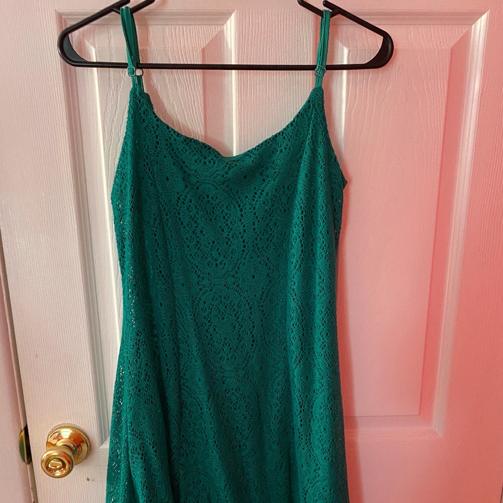 Women's Green Slip Dress - Size Small